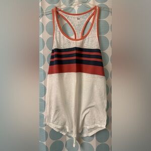 SO Burnout Tank Top, White, Size M